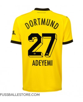 Günstige Borussia Dortmund Karim Adeyemi #27 Heimtrikot 2023-24 Kurzarm
